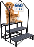3-Step RV Steps with Dual Handrails - Heavy-Duty Stable Access