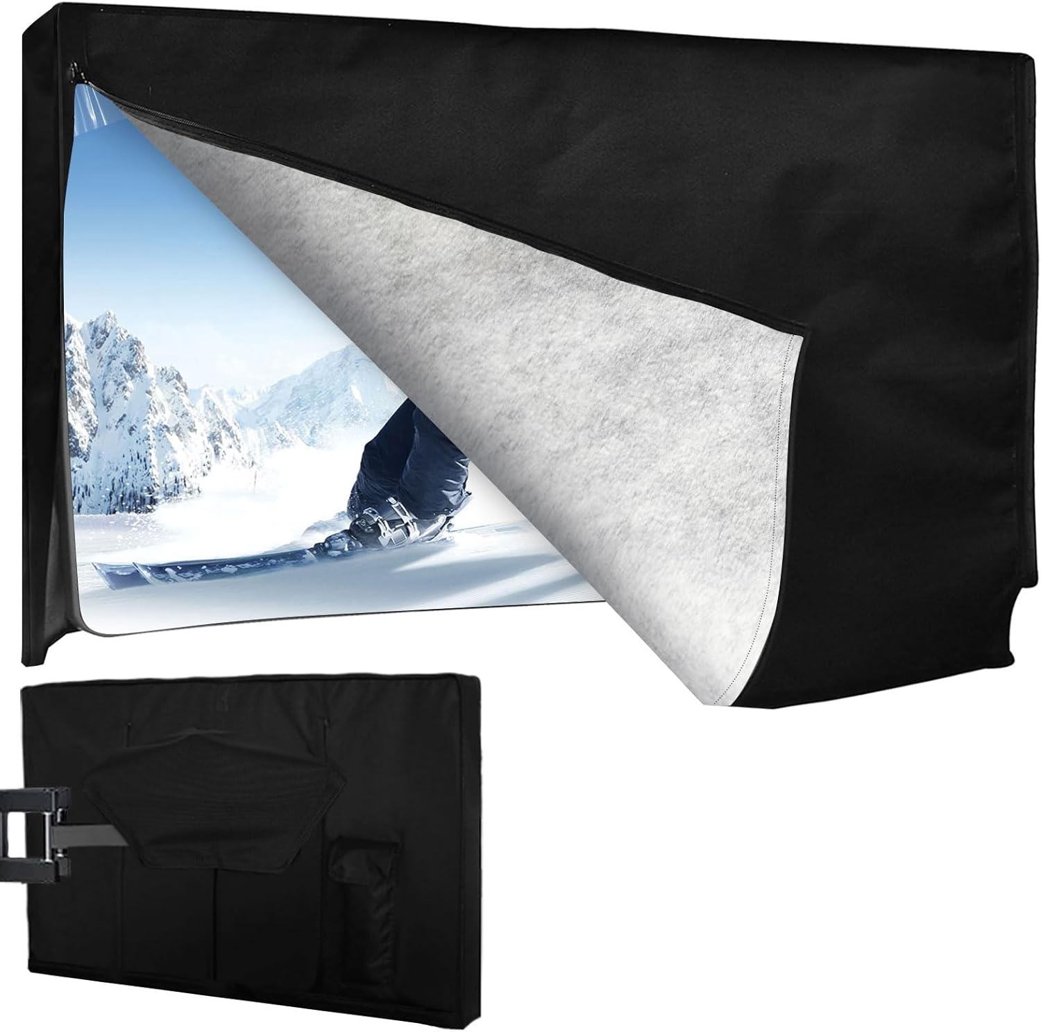 Outdoor TV Cover for Winter 60-65 Inch - Durable Protection