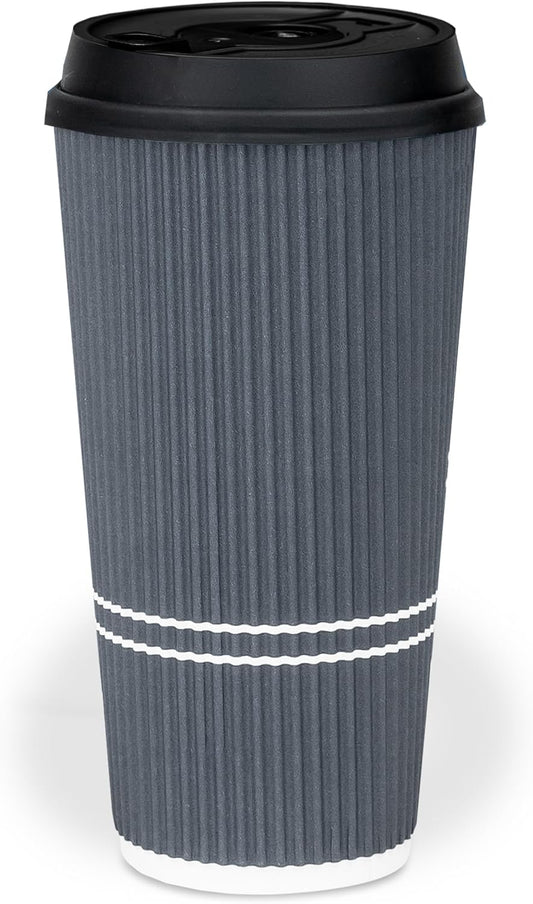 Glowcoast Dusk Grey 22oz Travel Cups - Insulated Hot/Cold Drinks