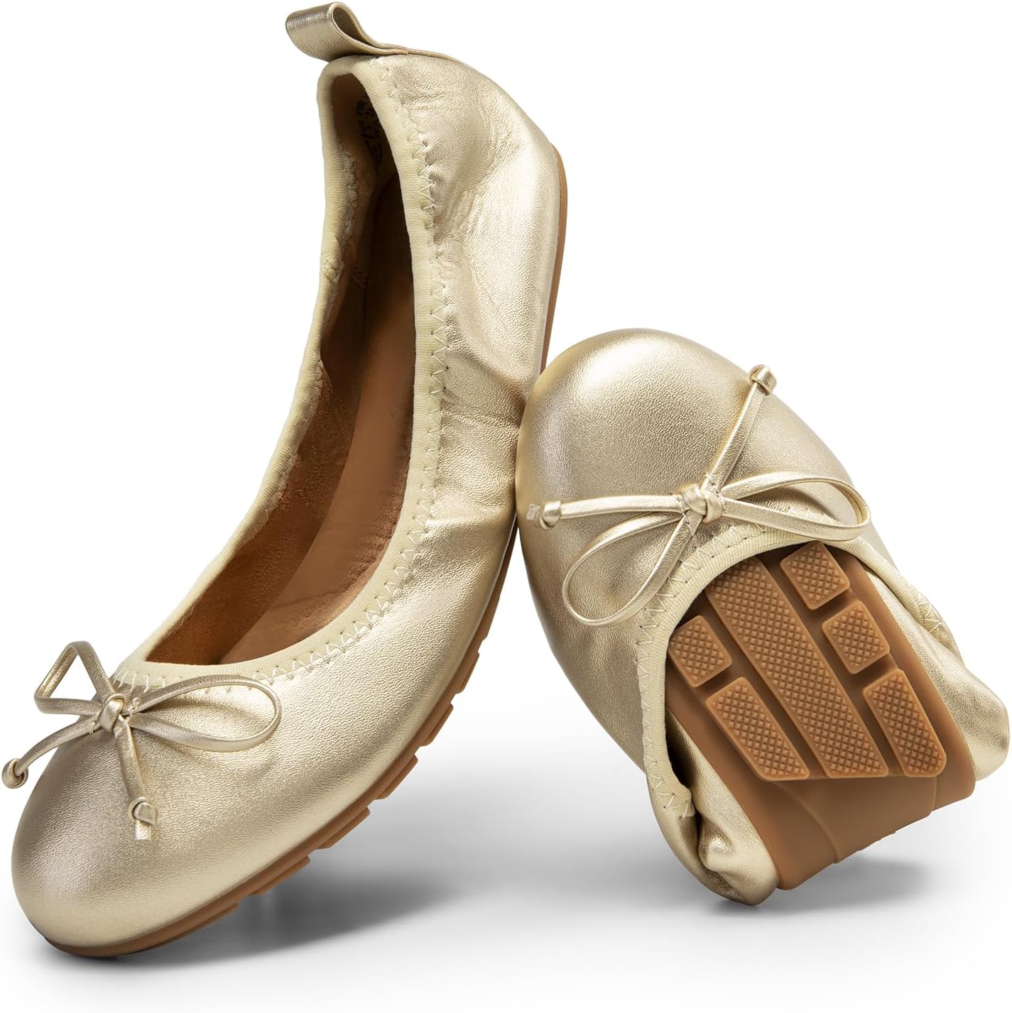 DREAM PAIRS Women's Foldable Ballet Flats for Comfort & Style