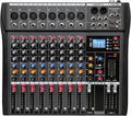 8 Channel Professional Audio Mixer Console Sound Board