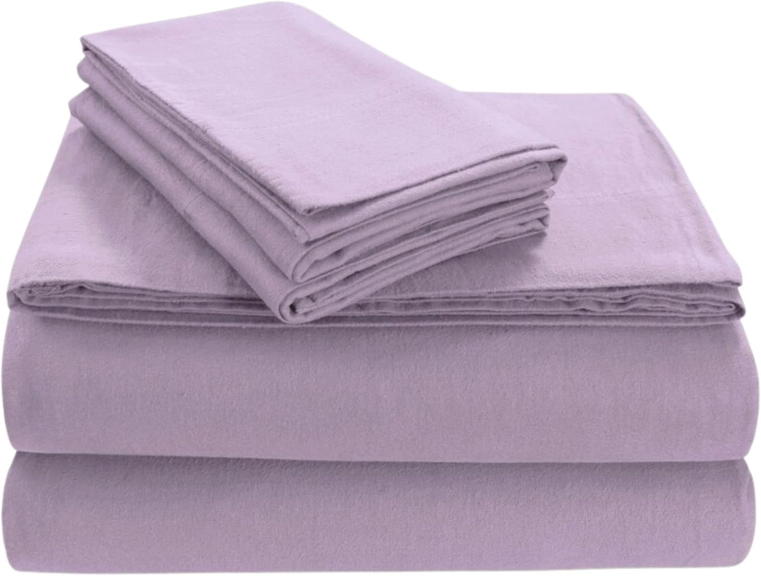 Luxury Solid Flannel Deep Pocket Sheet Set for Cozy Nights