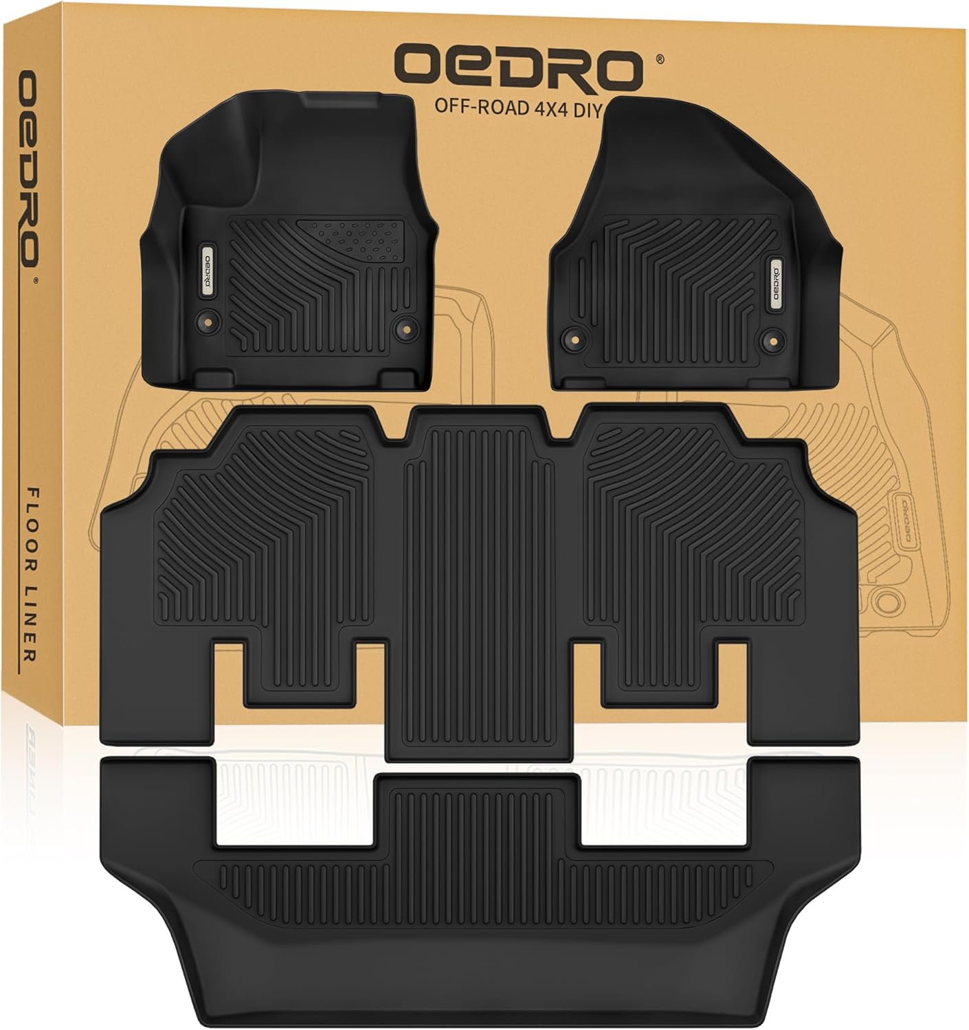 Custom Fit OEDRO Floor Mats for Chrysler Pacifica 2017-2025