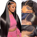 30 Inch 13x6 Lace Front Wig Human Hair - Natural Straight Look