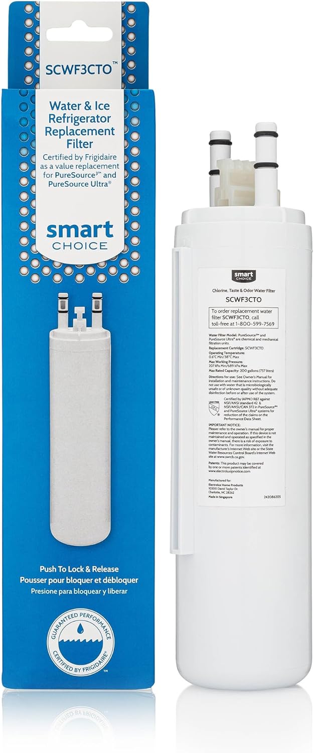 Smart Choice SCWF3CTO Water & Ice Filter for Frigidaire Models