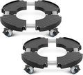 sanyi Plant Caddy with Wheels 8-21in Adjustable - Heavy Duty Rolling
