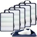 Ultralight Compression Packing Cubes Set - Space Saving Travel