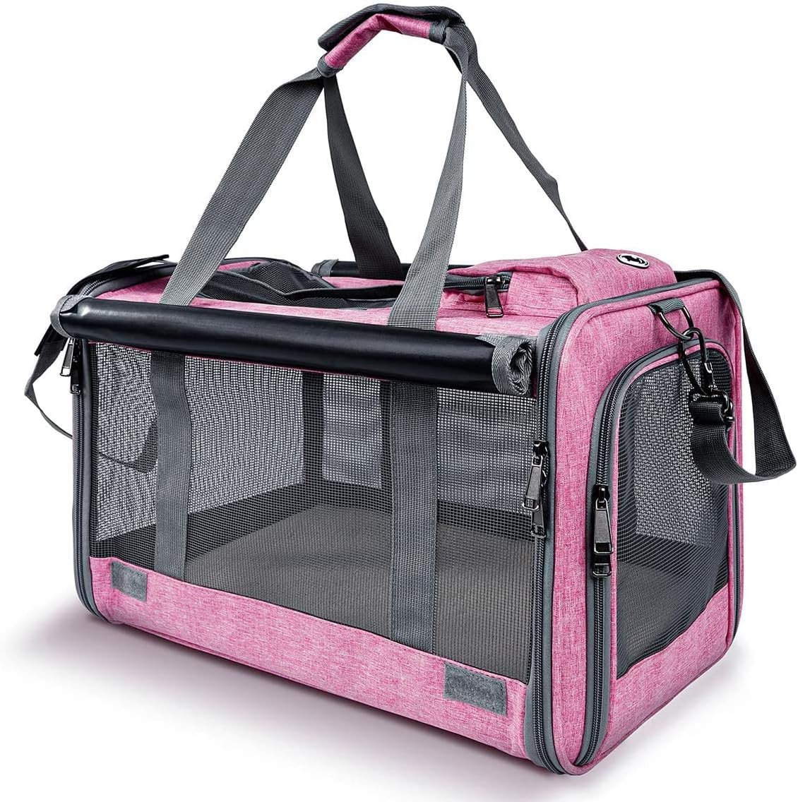Soft-Sided Pet Carrier for Large Cats and Small Dogs Travel