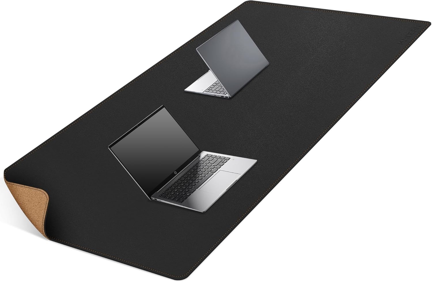 MAIDERN 63x31.5 Leather Desk Mat XL for Gaming and Office Use