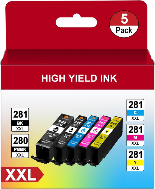 Compatible Canon 281 Ink Cartridges for High-Quality Printing