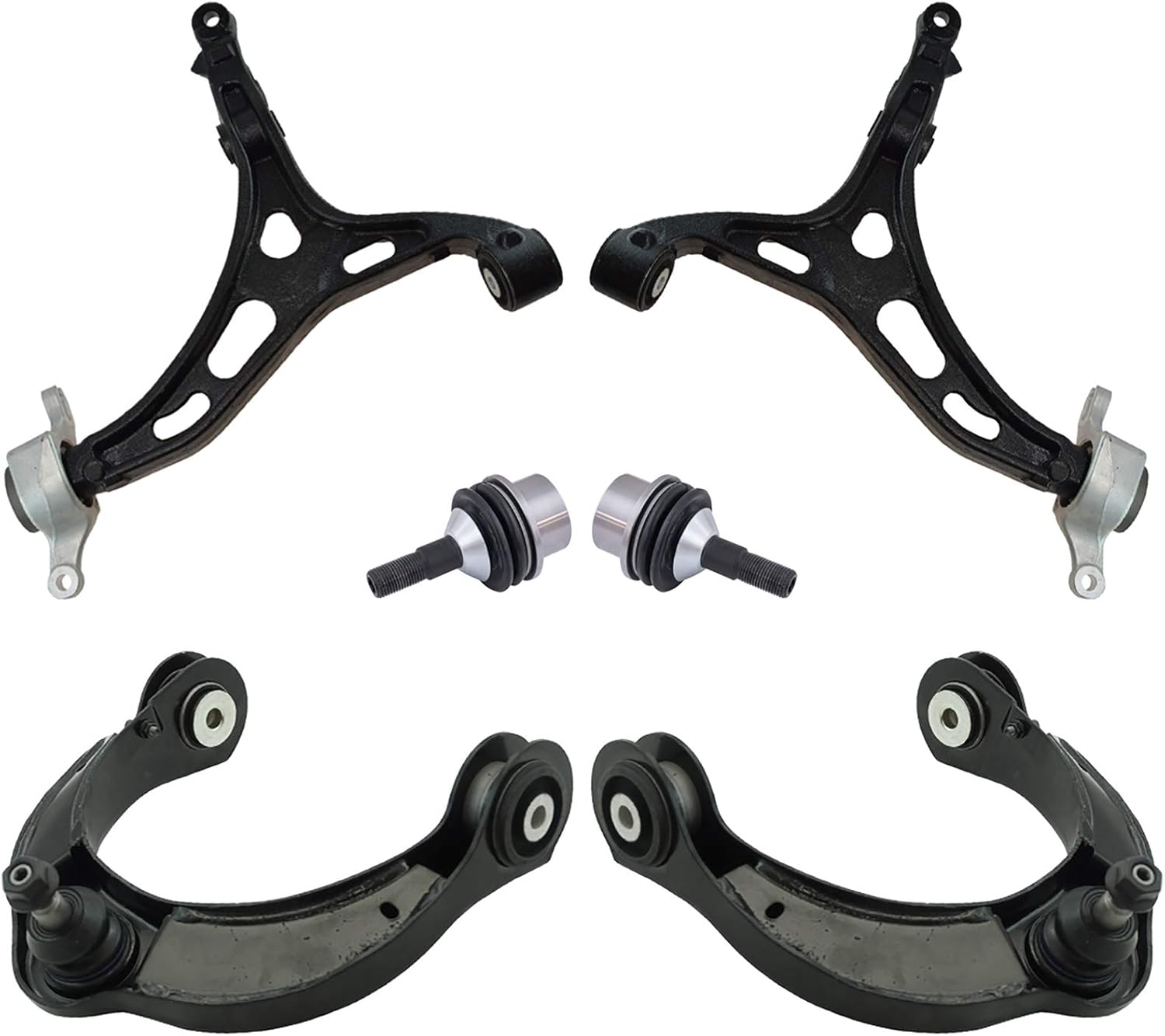 TRQ Front Control Arm with Ball Joint Set for Dodge Durango