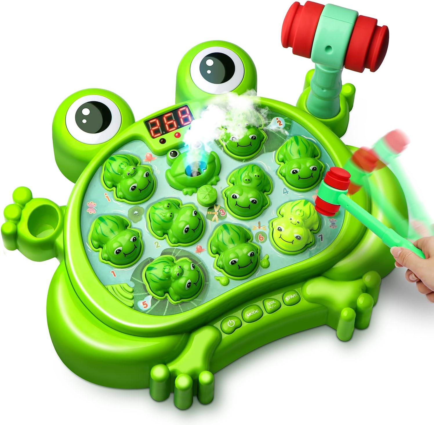 Whack A Frog Game for Toddlers - Fun Educational Toy for Kids