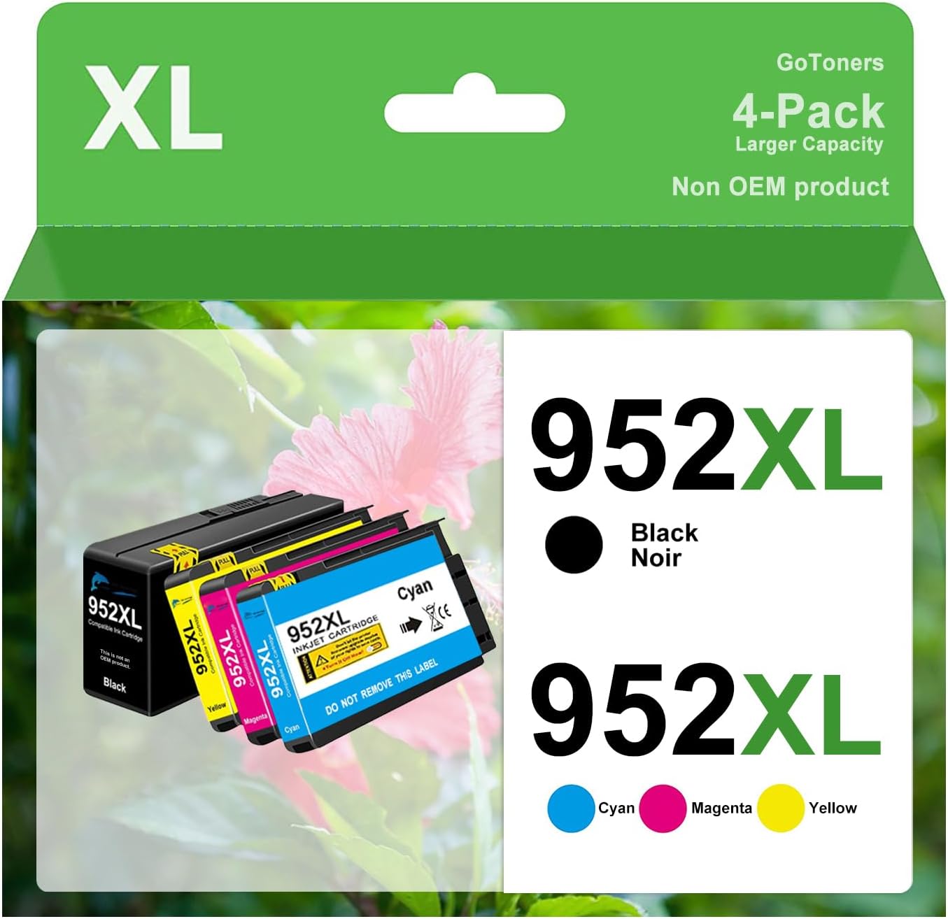 HP 952XL Compatible Ink Cartridges Combo Pack for OfficeJet Pro