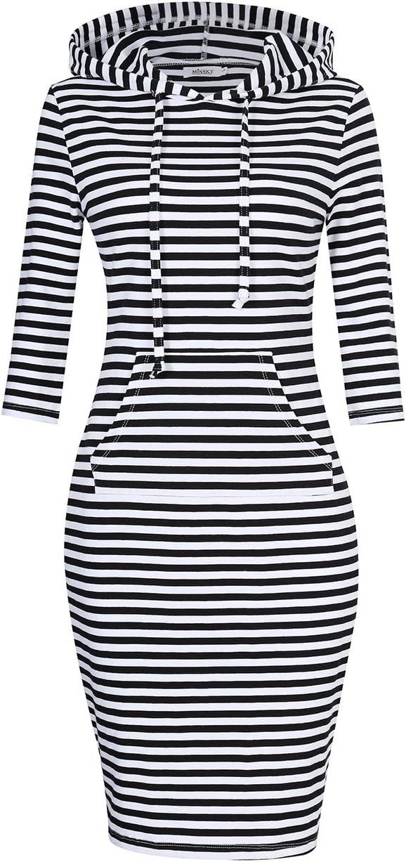 MISSKY Womens Casual Hoodie Dress for Every Occasion