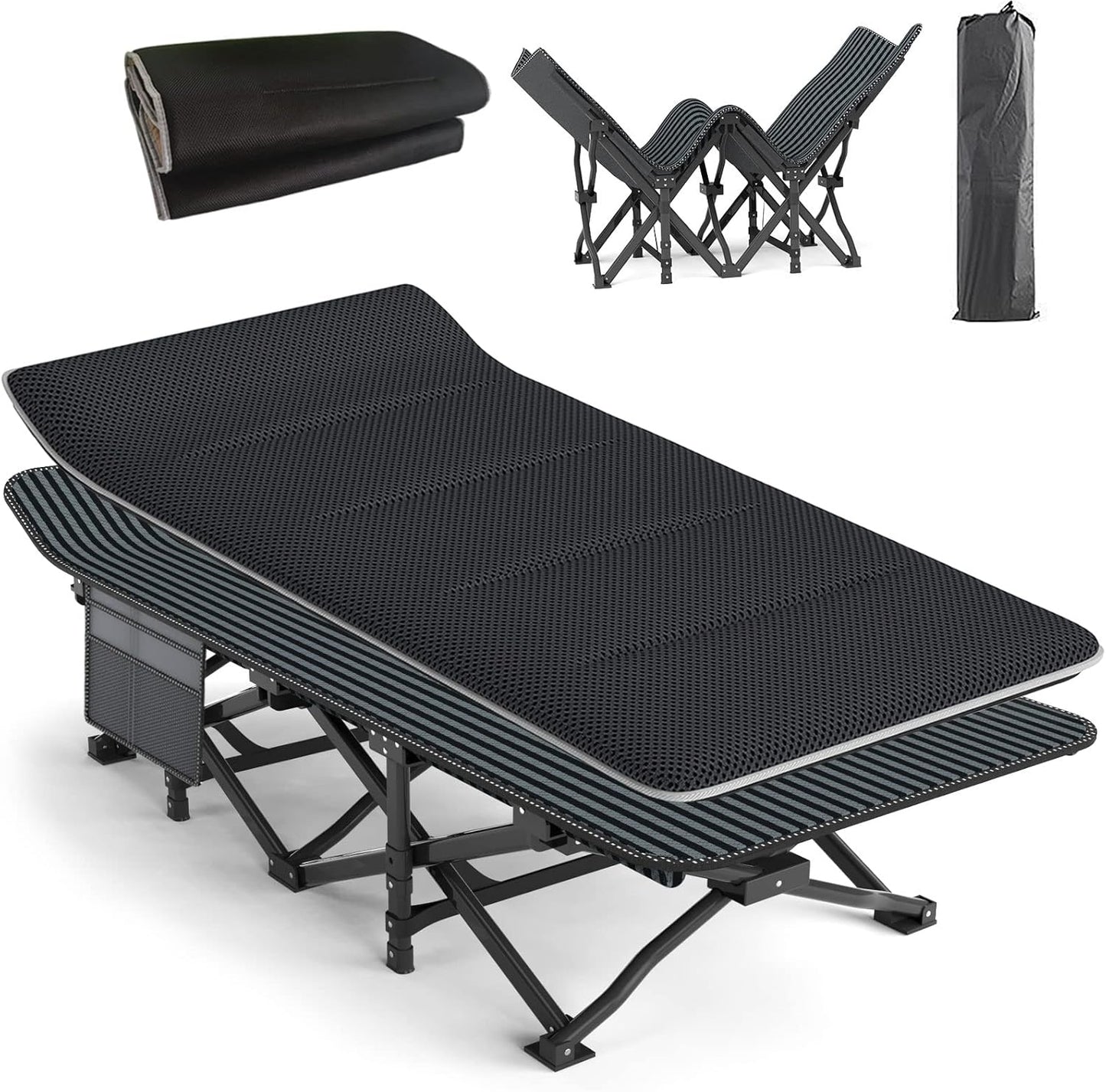 ATORPOK Comfort Camping Cot: Supports 450 lbs