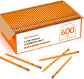 Shuttle Art #2 HB Pencils 600 Pack - Bulk Pre-Sharpened Value
