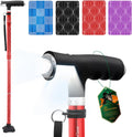 BeneCane Folding Walking Cane for Women and Men - Lightweight LED