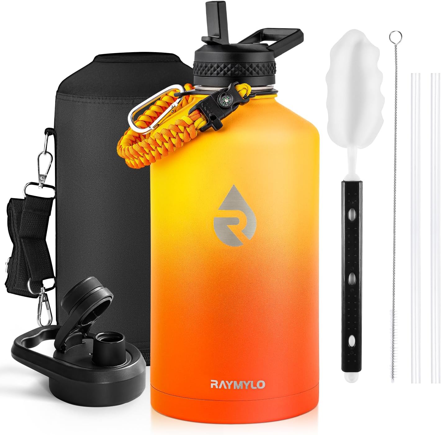 One Gallon Insulated Water Bottle with Triple Wall Vacuum Design