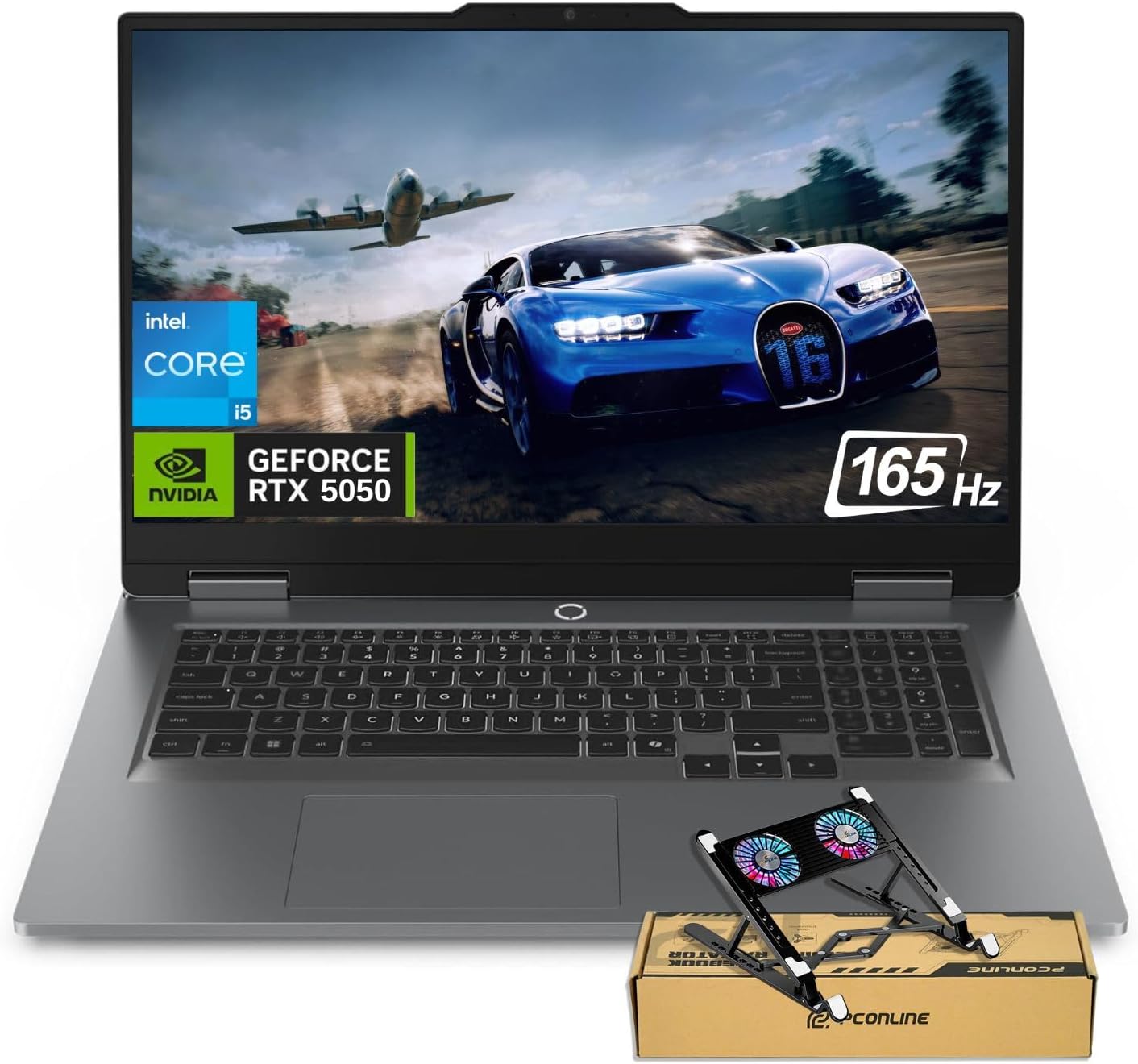 Lenovo LOQ RTX 5050 AI-Gaming PC with 17.3in FHD Display
