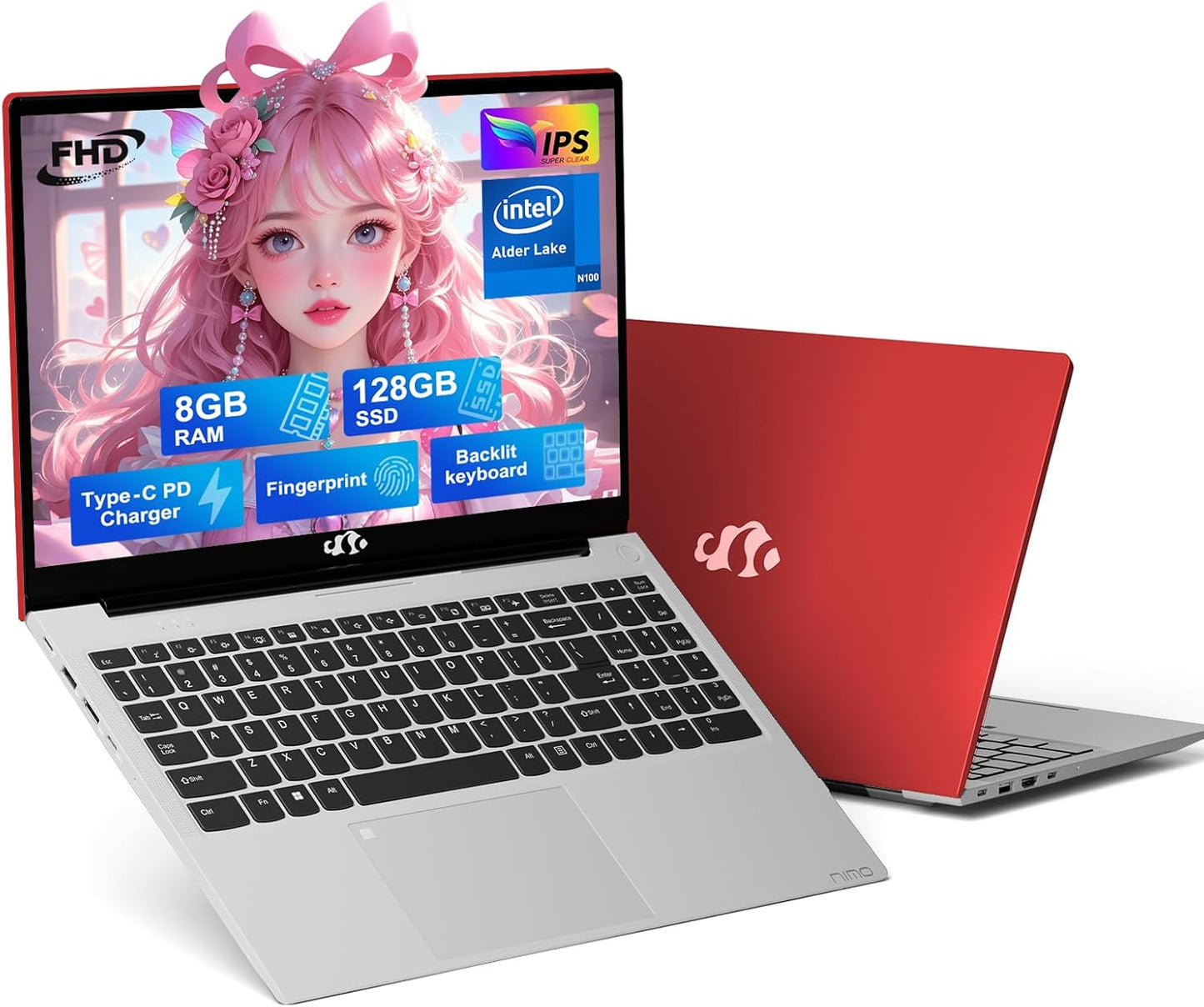 NIMO 15.6 IPS-FHD Laptop with Intel Pentium and 8GB RAM