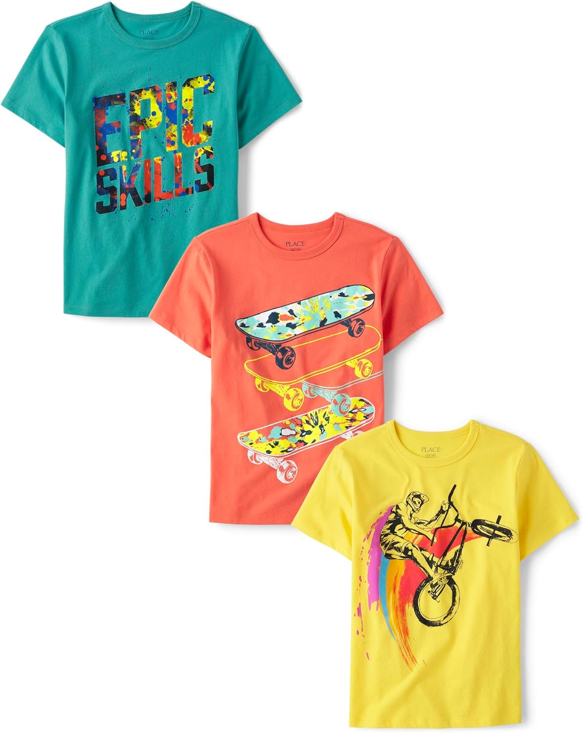 Boys Gamer Sports Short Sleeve Graphic T-Shirts 3 Pack Review