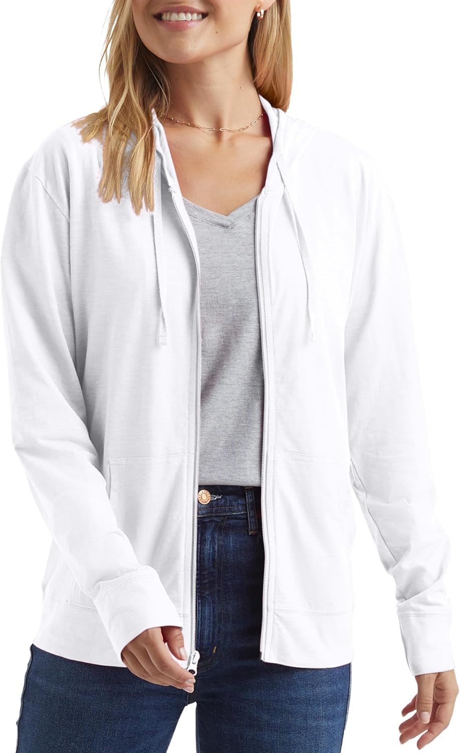 Hanes Women's Comfy Slub Knit Hoodie