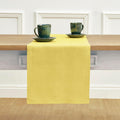 Sunshine Yellow Linen Table Runner 14 x 60 in - Classic Farmhouse