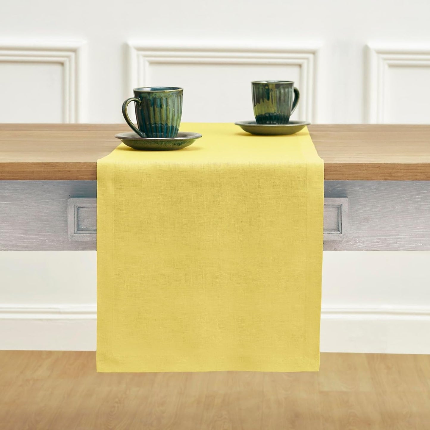 Sunshine Yellow Table Runner 14 x 60 Inch for Stylish Decor