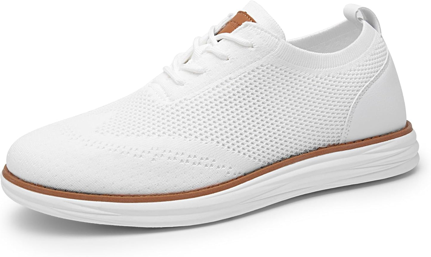 Bruno Marc Men's KnitFlex Breeze Mesh Sneakers for Comfort