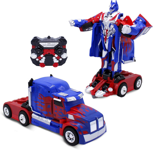 Kids Transforming Robot RC Truck Toy for Boys Ages 8-13 Gift