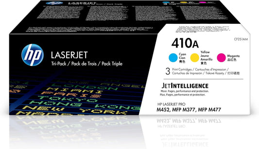 Vibrant Colors for LaserJet Pro | HP 410A Toner Trio