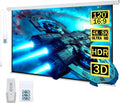Kayle 120in Motorized Projector Screen for Home Theater Use