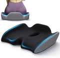 Pressure Relief Seat Cushion for Tailbone Pain - Thick Memory Foam