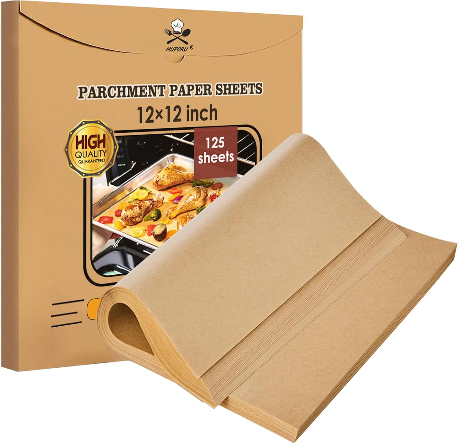 Ninja Flip Air Fryer Parchment Sheets - 125 Pcs