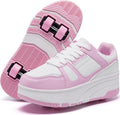 Kids Detachable Wheeled Roller Skate Shoes - Beginner Friendly