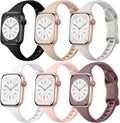 Lerobo Thin Slim Bands Compatible with Apple Watch - Narrow Sport