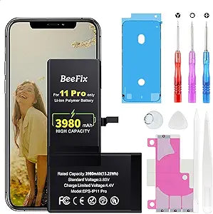 Battery for iPhone 11 Pro Replacement with Repair Tools Included