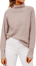 Yousify Womens Ribbed Mock Neck Batwing Sleeve Sweater Review