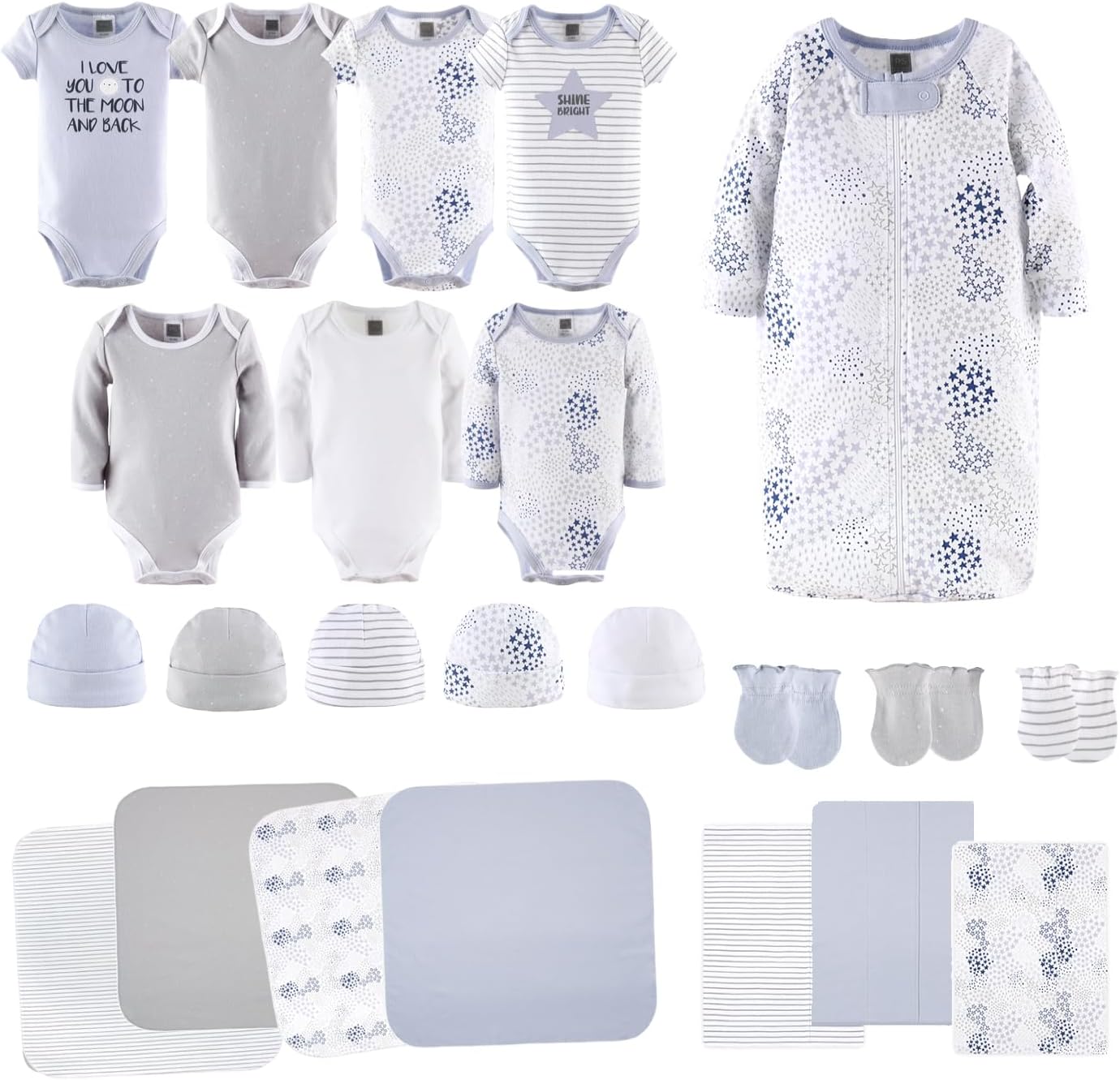 The Peanutshell Baby Layette Gift Set for Newborn Essentials