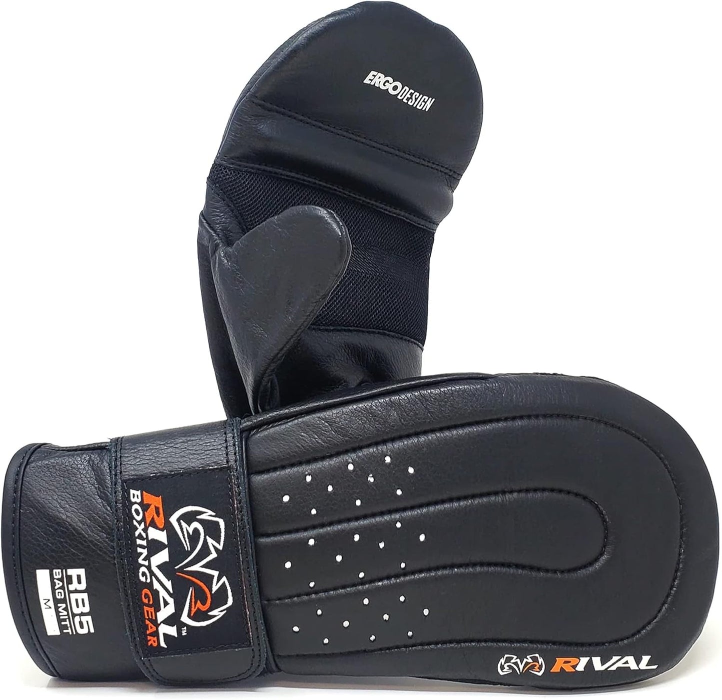 RIVAL Boxing RB5 Bag Mitt Gloves for Fast Twitch Muscle Training
