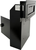 Locking Door Drop Box with Combination Lock - Secure Through-Door Mail