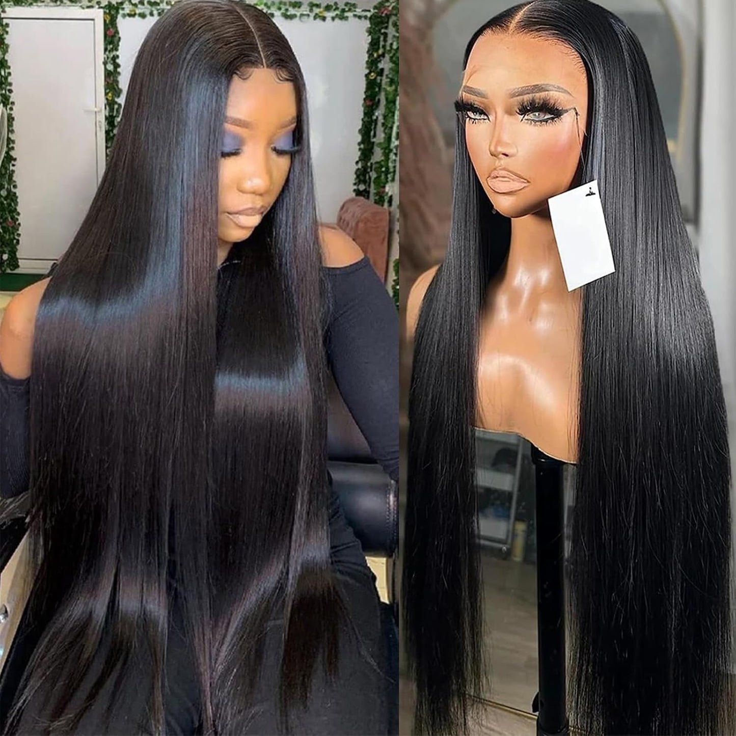 Lemoda 13x6 Lace Frontal Wigs Human Hair 30 Inch for Women