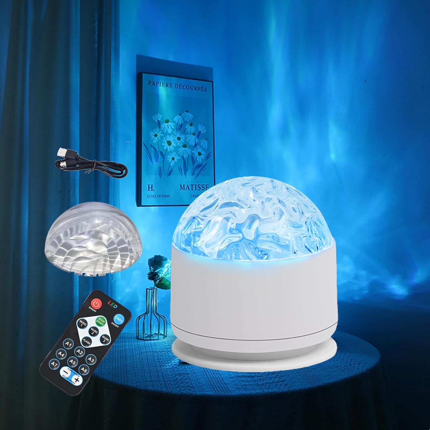 16 Color Ocean Wave Projector with Remote Control