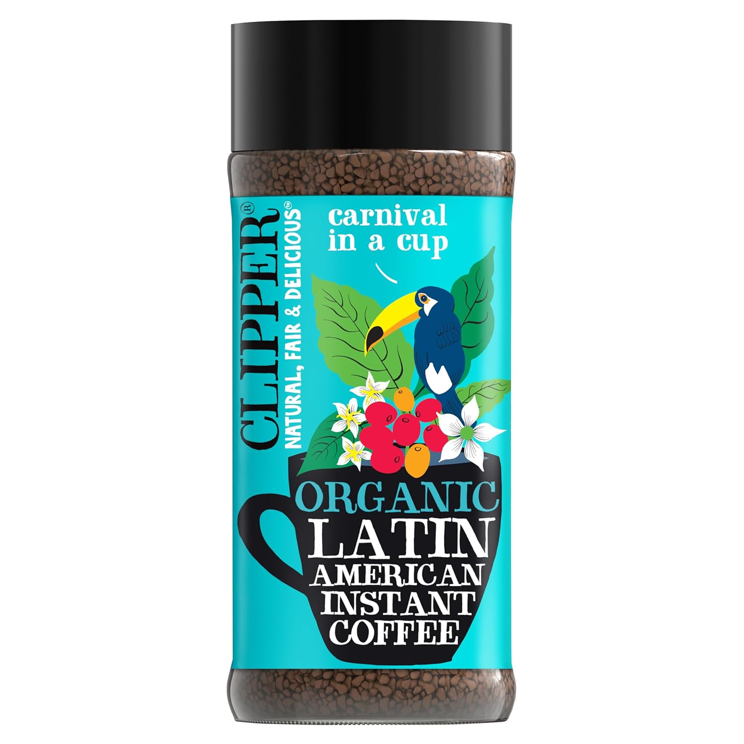 Clipper Organic Medium Roast Instant Coffee - Fairly Sourced & Delicious