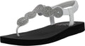 Skechers Meditation Stars & Sparkle Rhinestone Slingback Flip-Flop