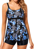 Tankini Bathing Suit Two Piece with Boyshorts - Tummy Control