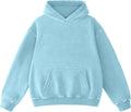 Mens Acid Wash Hoodie Oversized Super Soft Pullover - Vintage Look