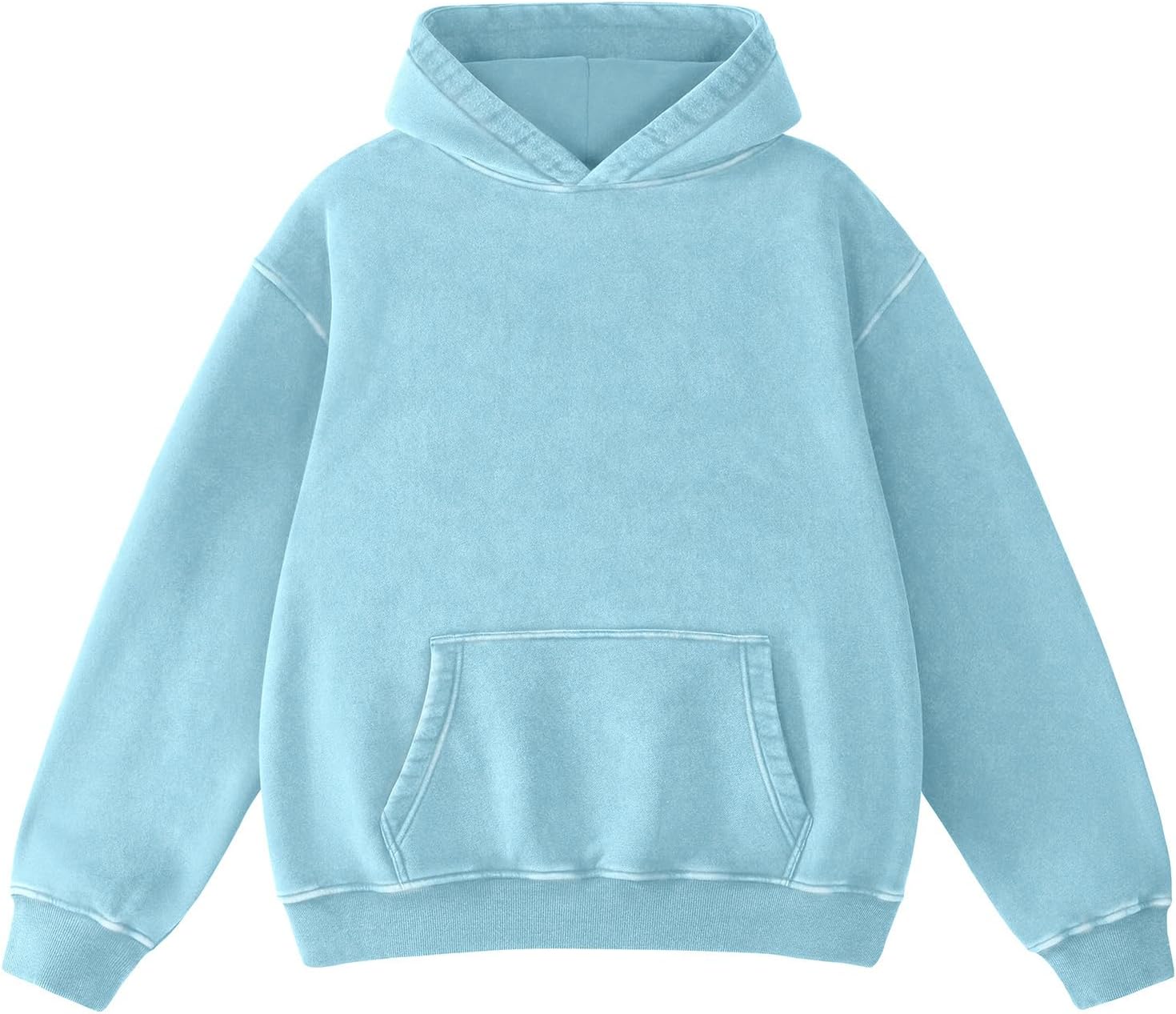 Dnzzs Acid Wash Hoodie Super Soft Sweatshirt for Men