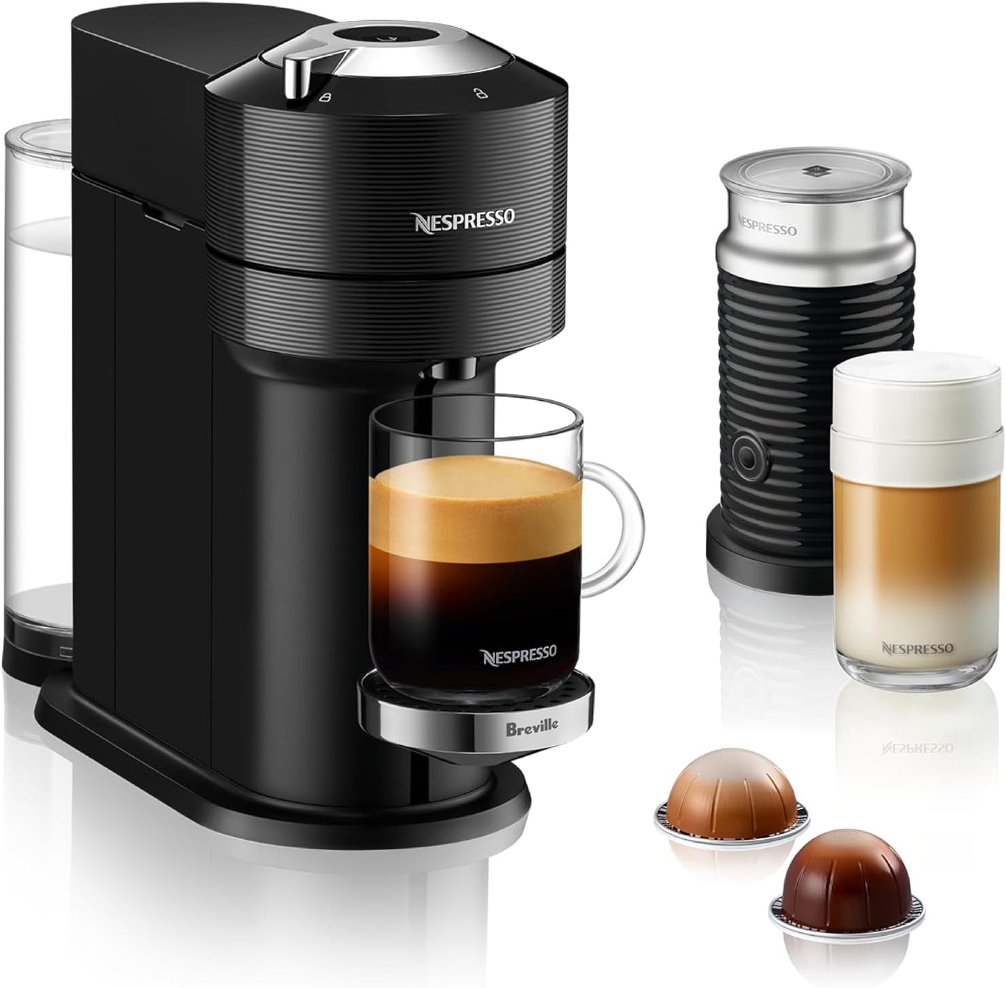 Nespresso Vertuo Next Premium Coffee Maker with Aeroccino Frother