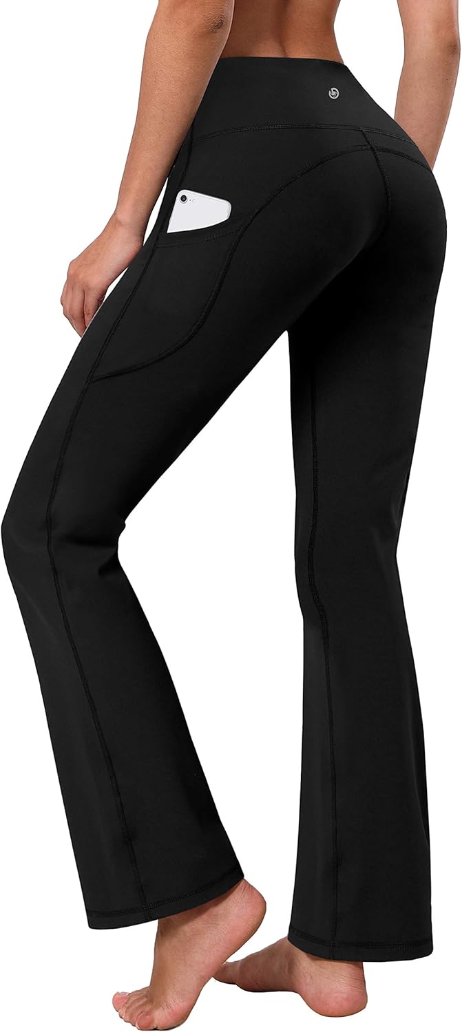BUBBLELIME Women's High Waist Bootcut Yoga Pants Review